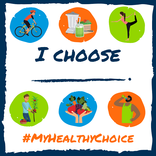 EAT RIGHT PHILLY graphic for #MyHealthyChoice campaign